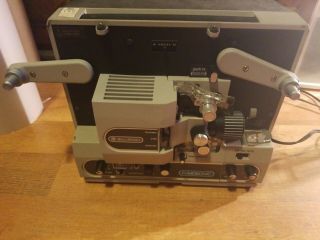 Vintage Bell & Howell Filmosonic 8 Magnetic Sound Movie Projector 1744 B