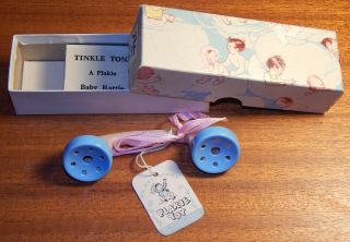 Plakie Toy Telephone Rattle Nos Box Vintage Plastic Baby Rattle