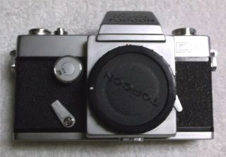 Beseler TOPCON D - 1 35mm SLR Camera Body w/ Hard Leather Case - Japan 2