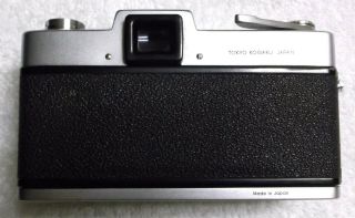 Beseler TOPCON D - 1 35mm SLR Camera Body w/ Hard Leather Case - Japan 3