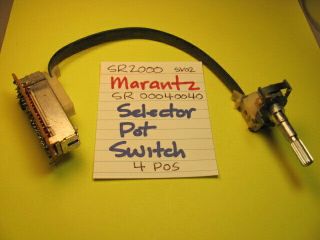 Marantz Sr00040040 Selector Rotary Switch 4 Pos Sr2000 Stereo Receiver