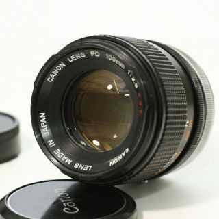 Canon Lens - Fd 100mm F2.  8 S.  S.  C Need Cleaning Need Maintenance