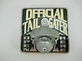 Tailgater Bottle Opening Hitch Cover Party Football Bottle Opener