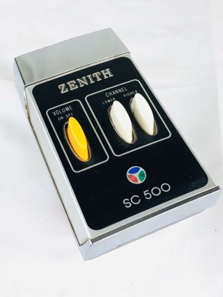 Vintage Zenith Sc 500 Space Command Ultra - Sonic 3 - Button Clicker Remote Control
