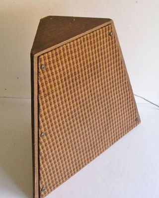 Vintage Dukane Speaker In Argos Corner Cabinet
