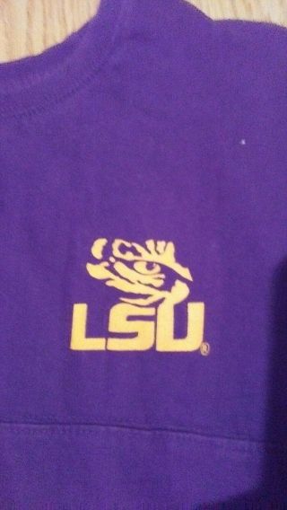 Ladies LSU Tigers Long Sleeve Shirt Size Large 2
