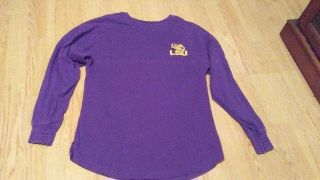 Ladies LSU Tigers Long Sleeve Shirt Size Large 3