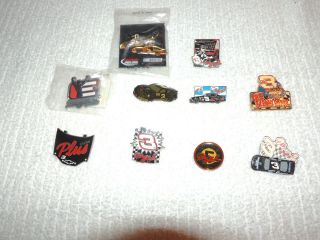 9 NASCAR Pins Most Are Dale Earnhardt Pins and a Earings 2
