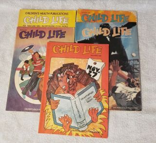 5 Vintage CHILD LIFE Magazines 1980 - 1981 2
