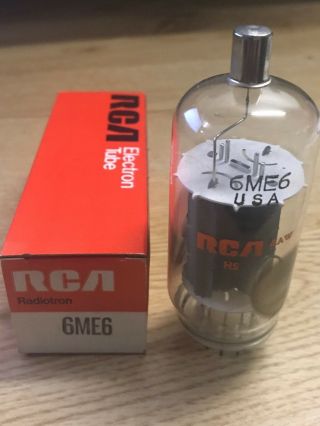6me6 Rca Vacuum Tube Nos Nib Strong (more Available)
