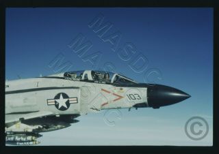 048 Duplicate Aircraft Slide - F - 4j Phantom Buno 155543 Ng - 103 Vf - 96 Early 1970s