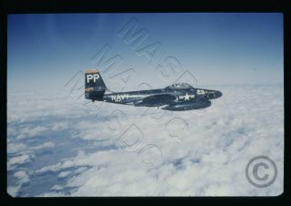 007 Duplicate Aircraft Slide - F2h - 2p Banshee Buno 128863 Pp28 Vc - 61 " Look "