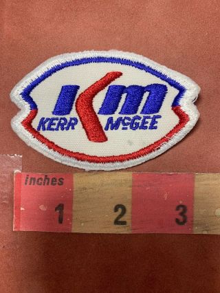 Vintage Kerr - Mcgee Oil & Gas Station Advertising Patch 96mn