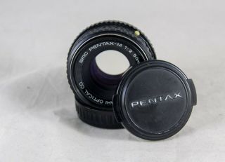 Smc Pentax - M F/2 50mm Prime Asahi Lens K - Mount