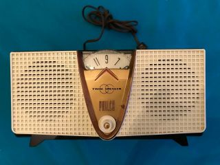 Vintage Philco Am Radio Twin Speaker Model