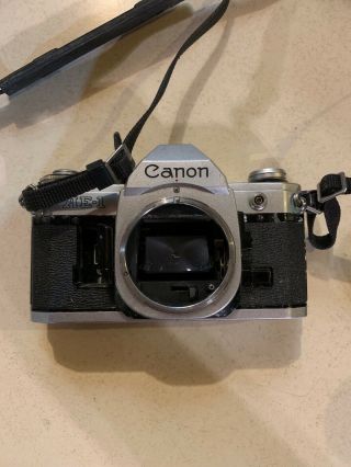 Canon Ae - 1 35mm Camera With Fd 50mm 1:1.  4 Lens