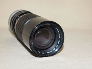Canon Fd 100 - 200mm 1:5.  6 Zoom Lens 3906
