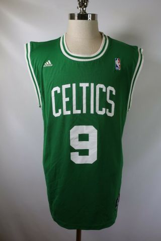 C8516 VTG ADIDAS Boston Celtics RONDO 9 NBA Basketball Jersey Size L 2