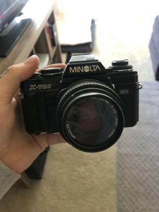 Minolta 35mm Vintage Slr Film Camera.