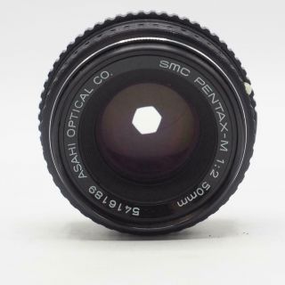 SMC Pentax - M 50mm f1:2 Lens Asahi Optical Co Vtg 2
