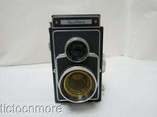 Vintage Zeiss Ikon Ikoflex Camera W/ Zeiss - Opton Tessar Lens 1:3.  5 F= 75mm