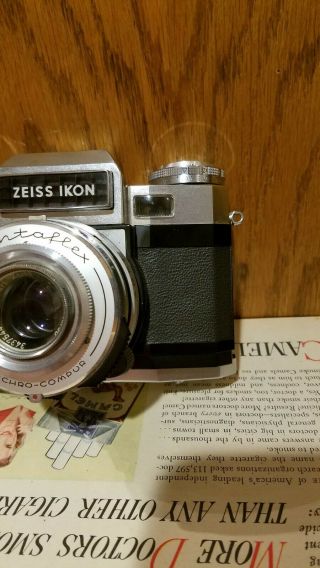 Early Zeiss Ikon Contaflex S Matic 35mm Camera with Zeiss Tessar 2.  8/50mm lens 3