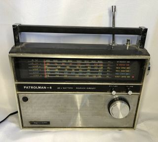 Vintage Realistic Patrolman - 6 12 - 760 Am Fm Radio W\squelch 6 Band Ll - 27340