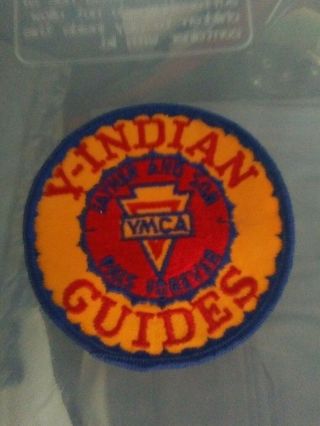 Vintage Ymca Indian Guides Patch Father & Son Pals Forever