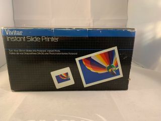 Vivitar Instant Slide Printer 35mm To Poloroid Converter Picture Prints