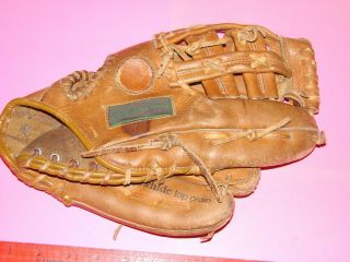 Vintage Sears Baseball Ball Glove Mitt Ted Williams Rht 16156 (rc1)