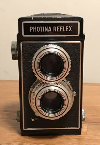 Vintage Photina Reflex Tlr Camera - Work