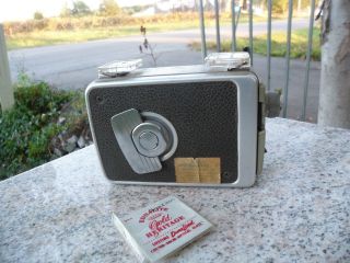 Vintage Kodak Brownie 8mm Movie Camera Model Ii Wi/ 13mm F/2.  7 Lens Made In Usa