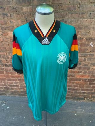 Adidas Germany _ 1992/1994 Away _ Football Shirt Jersey Size L