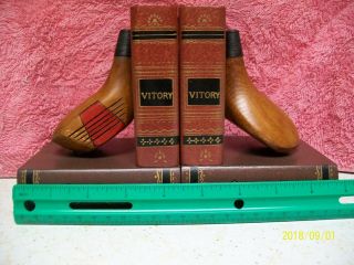 Vintage Golf Club Wood Driver Head Book Ends On Vitory Books