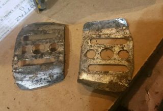 Vintage Craftsman 2.  1ps Chainsaw Inner Outer Bar Plates Set Poulan Parts 2.  3