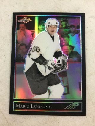 2019 Leaf Metal The National Mario Lemieux 4/5 Black Refractor Card