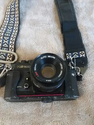 Vintage Sears Ks 500 35mm Camera W/sears 50mm Lens