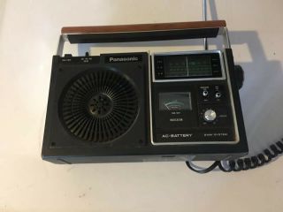 Vintage Panasonic 3 - Band Portable Radio Model Rf - 1090 Am/fm/psb &