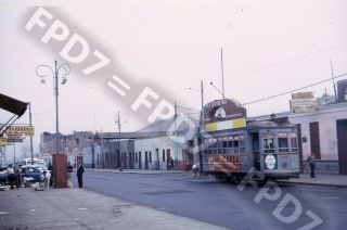 Trolley Slide Lima Peru Cnt 108 Scene;february 1965