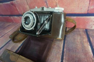 VINTAGE Agfa Isolette I Folding Camera 120 B2 Film Agnar f/4.  5 85mm Lens 3