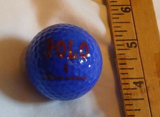 Vintage Polo Ralph Lauren Blue Color Golf Ball Number 1