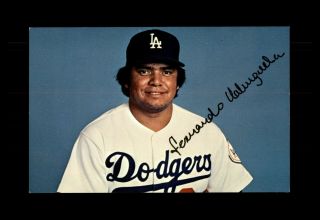 1981 Fernando Valenzuela,  Los Angeles Dodgers Postcard