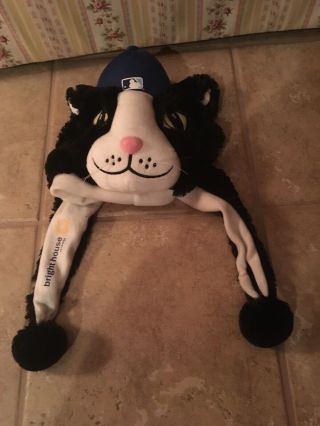 Tampa Bay Rays Dj Kitty Hat Mlb Plush Hat Sga One Size Baseball Fan