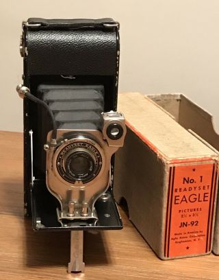 Vintage Agfa No.  1 Readyset Eagle Folding Camera - Work