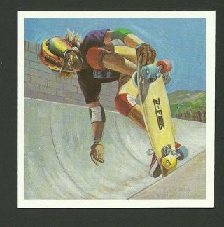 Tony Alva Skateboarding Skateboard Vintage 1983 Athlete Uk Sports Card