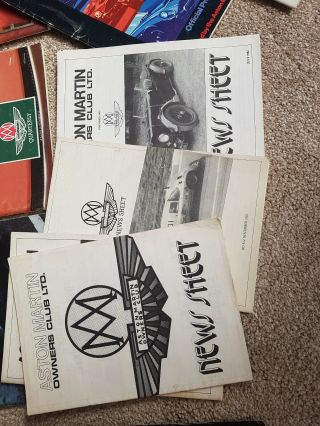 25 Vintage Aston Martin Owners Club And Other Magazines 2