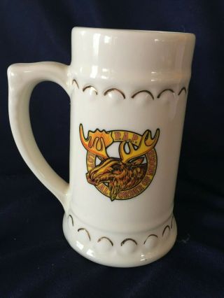 Vintage Loyal Order Of Moose Massillon,  Ohio Lodge 481 Tankard Beer Mug