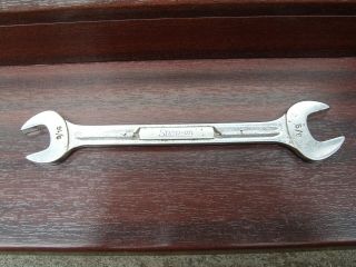 Vintage Snap On Vs1820 Open End Spanner 5/8 " X 9/16 " Usa