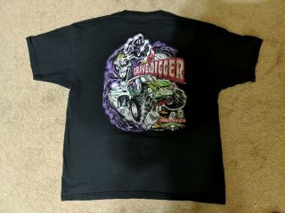 Vintage 2002 Grave Digger 20th Anniversary Monster Jam T - Shirt Monster Truck Xxl