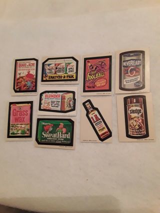 Vintage Wacky Package Sticker 27 Cards Topps Unknown Year Group 1
